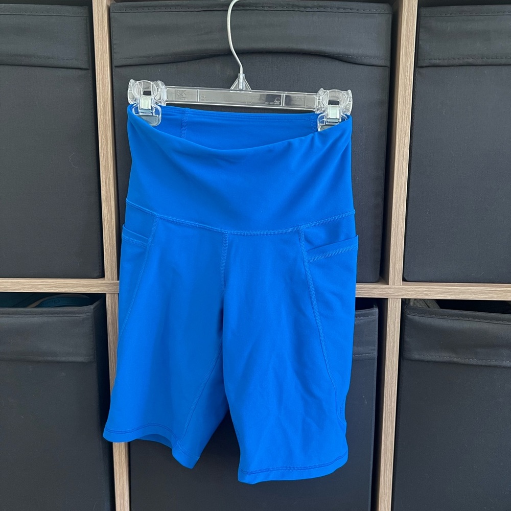 OLD NAVY blue biker shorts size XS